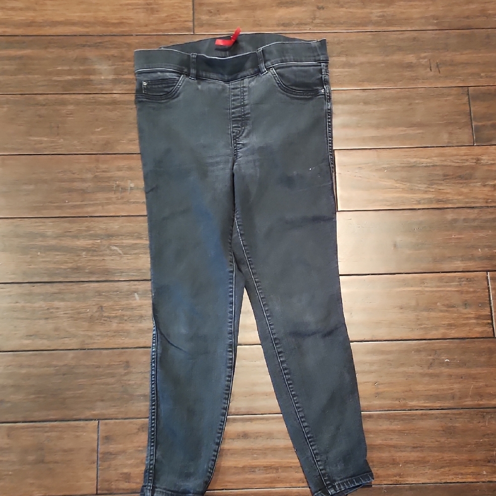 SPANX Dark Gray Jeggings Stretchy Slim Fit